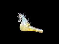 glass Art unicorn pipe